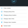 Order menu